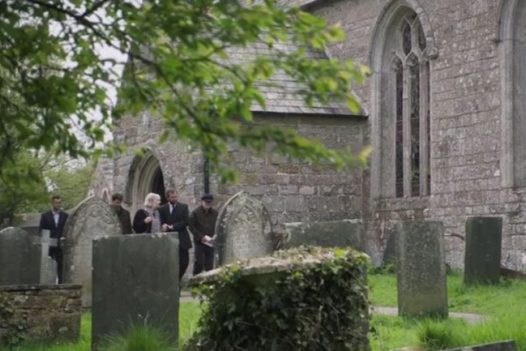 Saint James church in St Kew was one of the filming locations for the Fisherman's Friends film