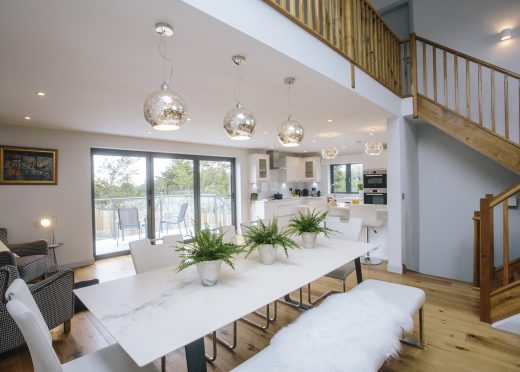 Dining room at Appleby, a self-catering holiday cottage near Polzeath, North Cornwall