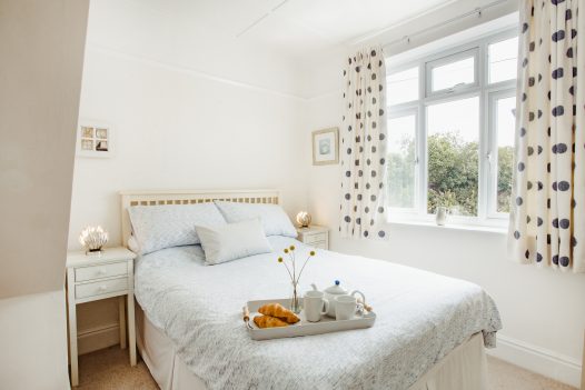 Bedroom four at Spindrift, a self-catering holiday home in Polzeath, North Cornwall