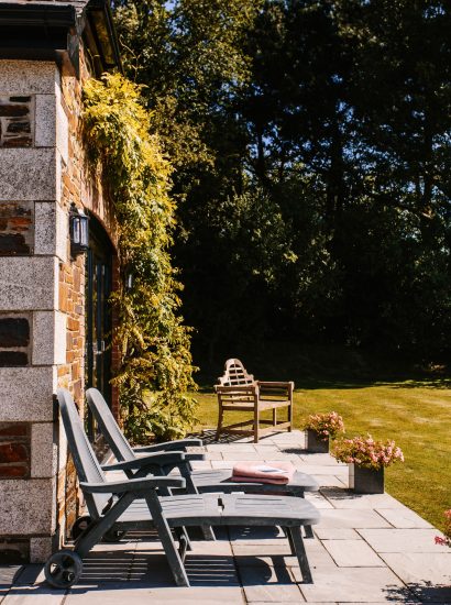 Garden at The Orchard, a self-catering holiday home in Rock, North Cornwall