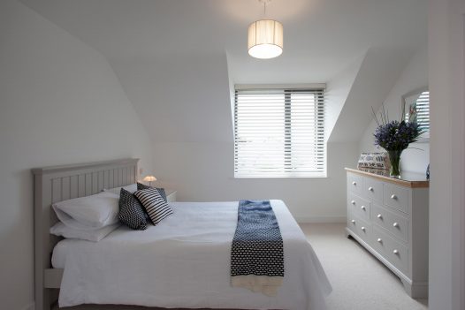 Bedroom one (master) at Clifden, a self-catering holiday cottage in New Polzeath, North Cornwall