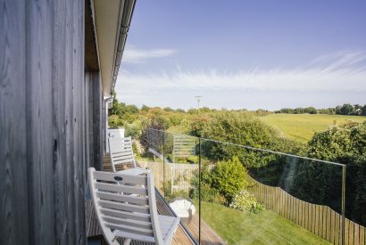 Balcony at Hawkers, a self-catering holiday cottage in Rock, North Cornwall