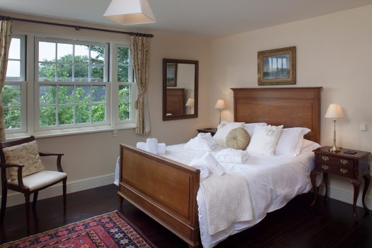 Bedroom one at Rockhaven Manor, a self-catering holiday cottage in Rock, North Cornwall