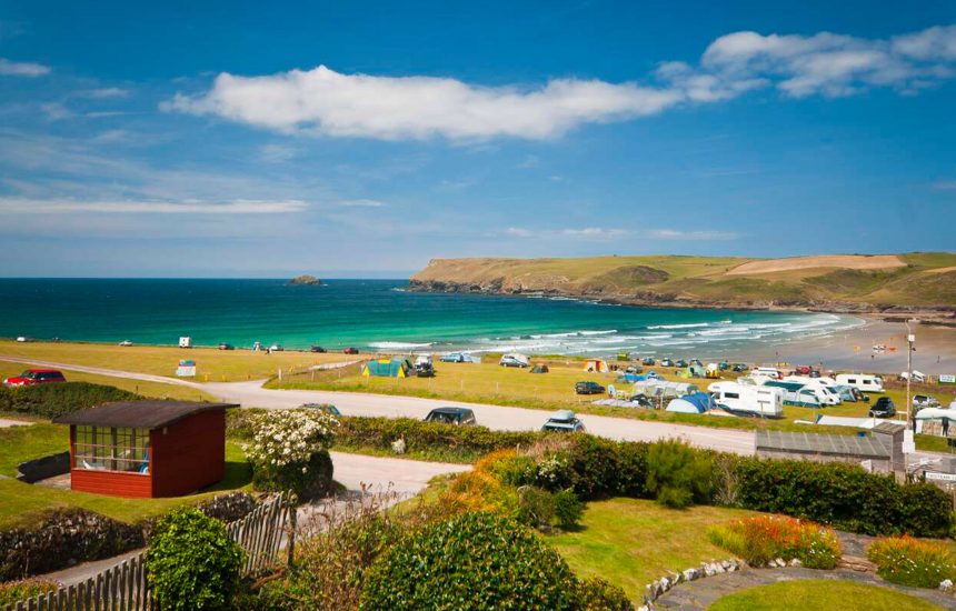 View from Seaview a self-catering holiday house in Polzeath, North Cornwall